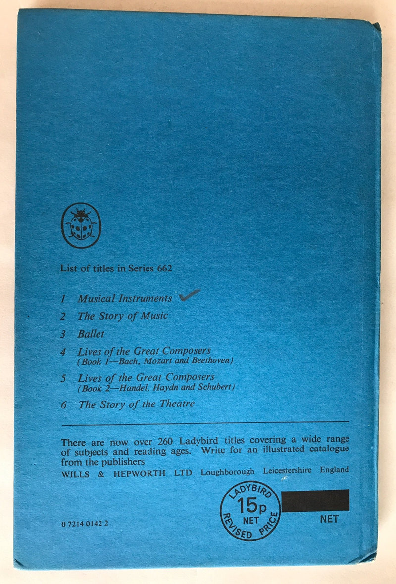 A Ladybird Book of Musical Instruments (History of the Arts),Used
