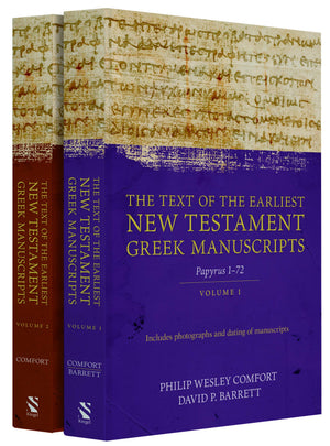The Text of the Earliest New Testament Greek Manuscripts, 2 Volume Set (English and Greek Edition),New