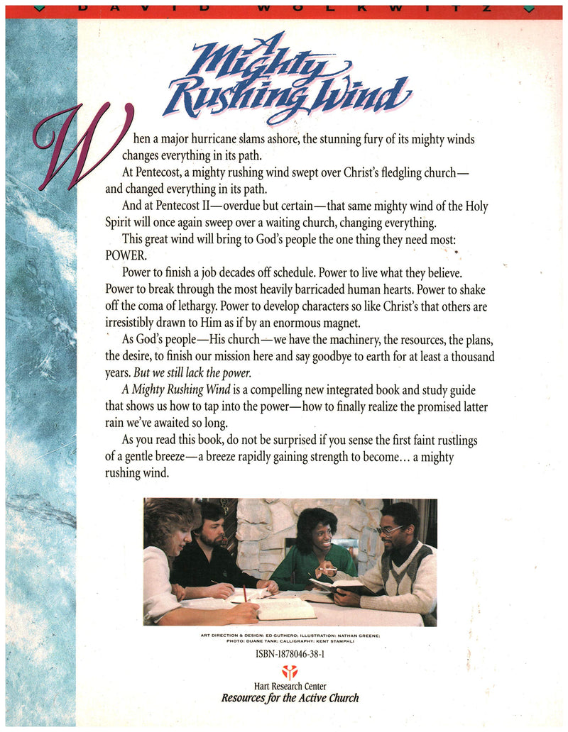 A mighty rushing wind,Used
