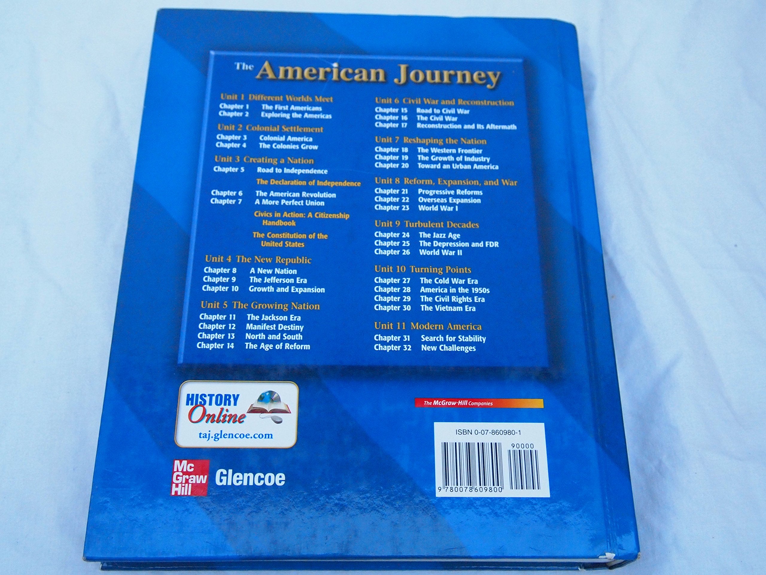 The American Journey, Student Edition (THE AMERICAN JOURNEY (SURVEY)),New