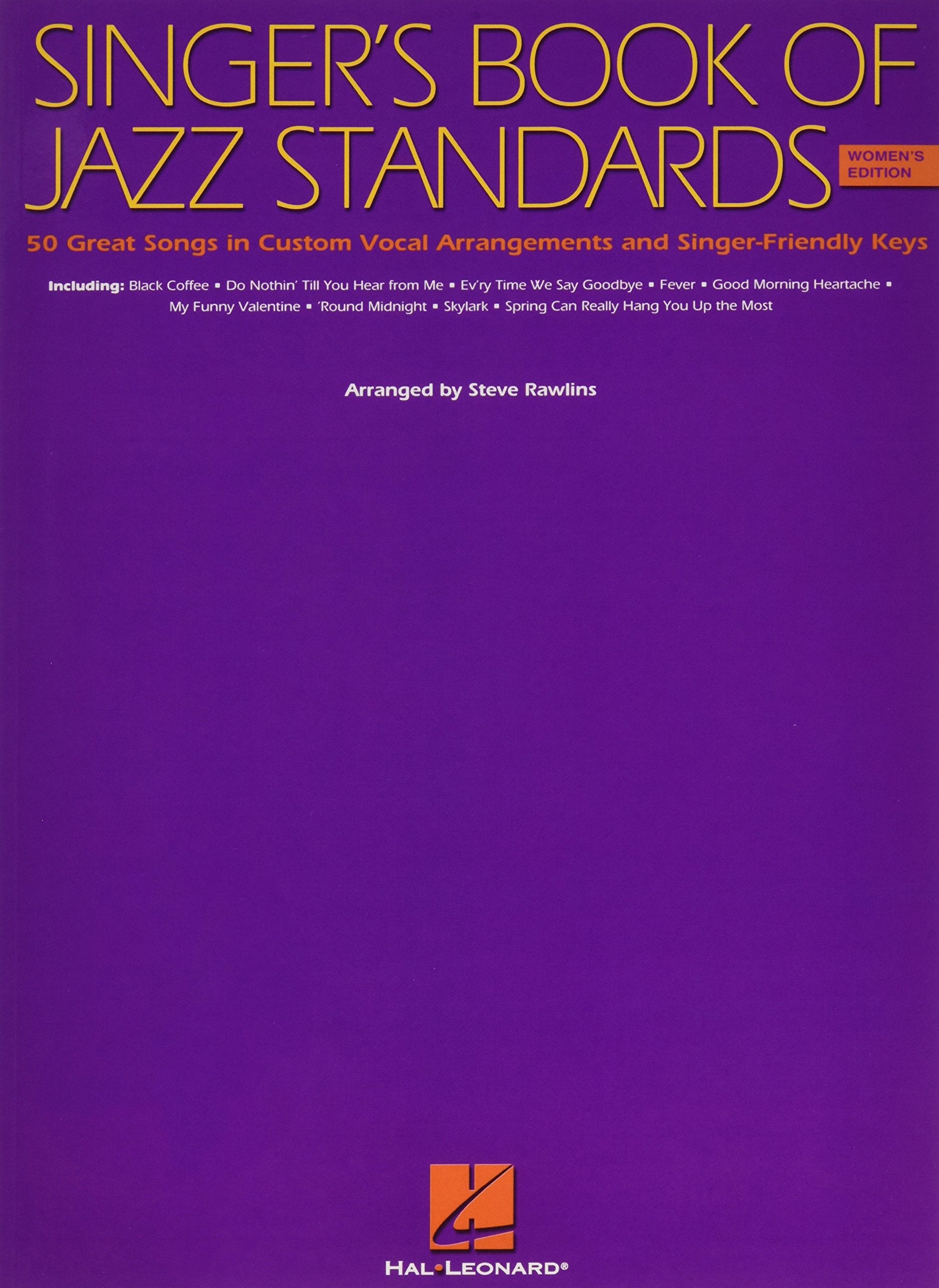 The Singer'S Book Of Jazz Standards  Women'S Edition: Women'S Edition,New