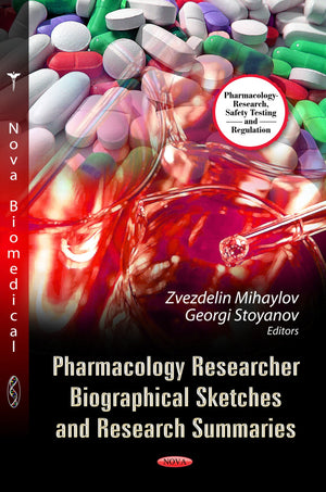 Pharmacology Researcher Biographical Sketches And Research Summaries (Pharmacology  Research, Safety Testing And Regulation),Used