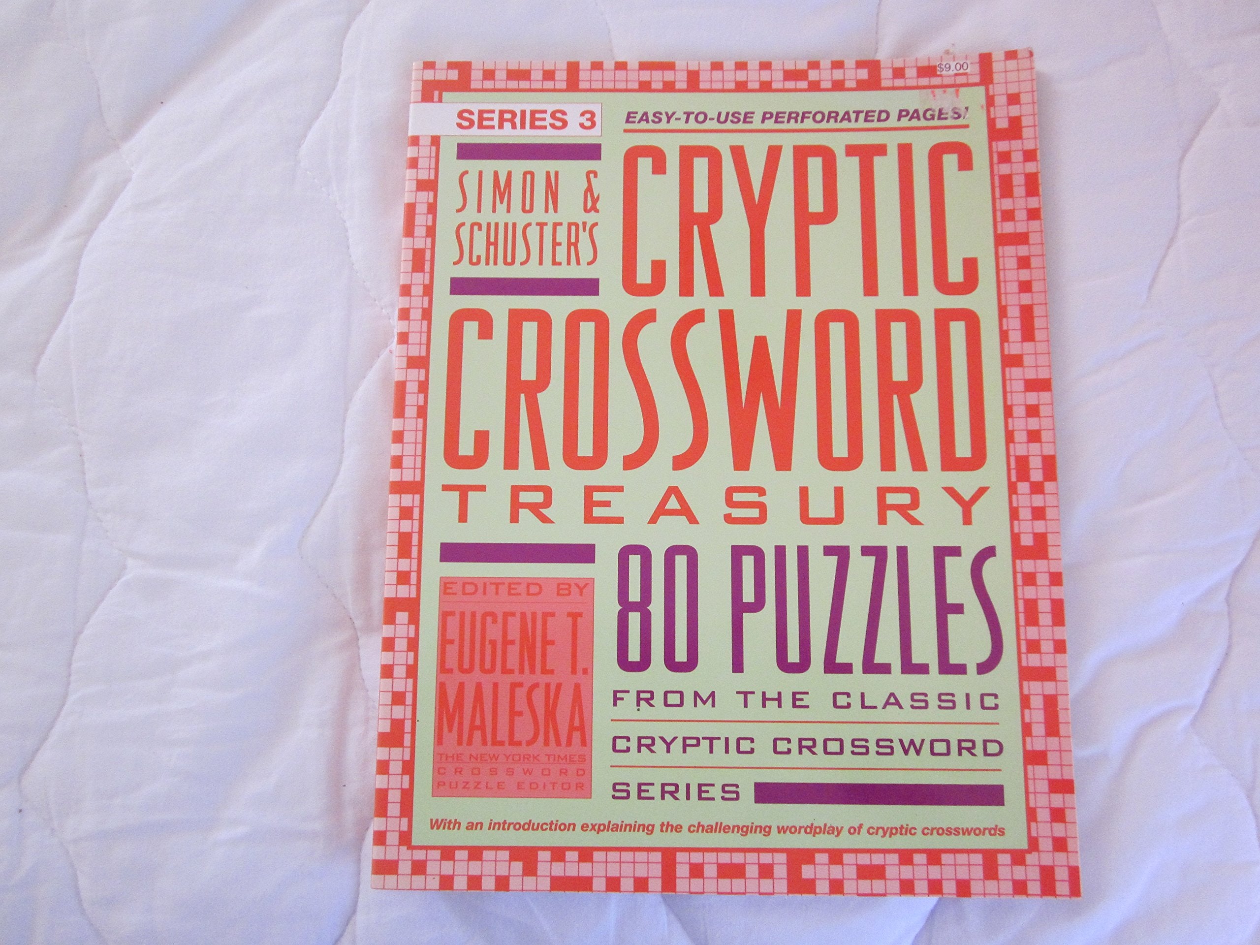 Simon & Schuster's Cryptic Crossword Treasury: Series #3,Used