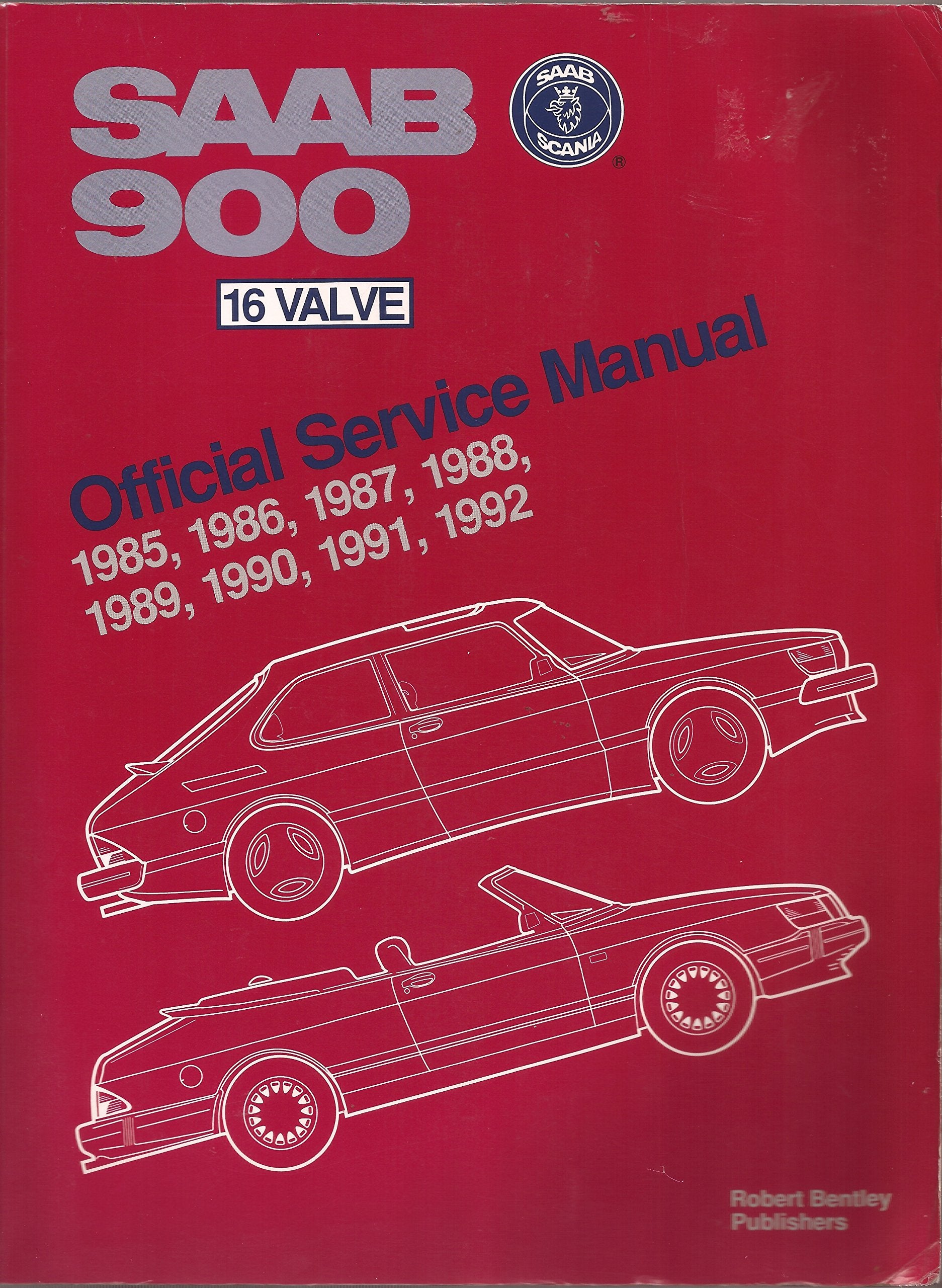 Saab 900 16 Valve Official Service Manual, 19851992,New