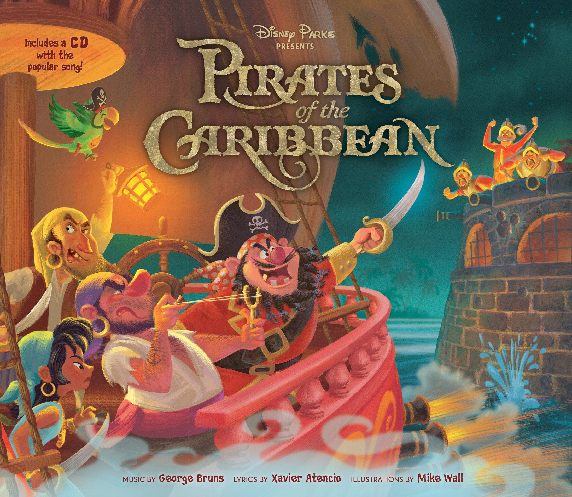 Disney Parks Presents: Pirates of the Caribbean: Purchase Includes a CD with Song!,Used