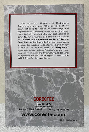 Corectec'S Comprehensive Set Of Review Questions For Radiography