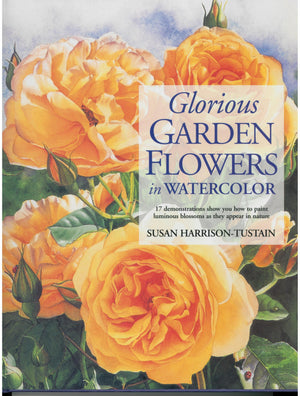Glorious Garden Flowers in Watercolor,New
