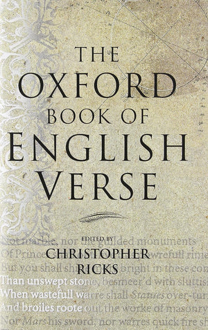 The Oxford Book Of English Verse,New