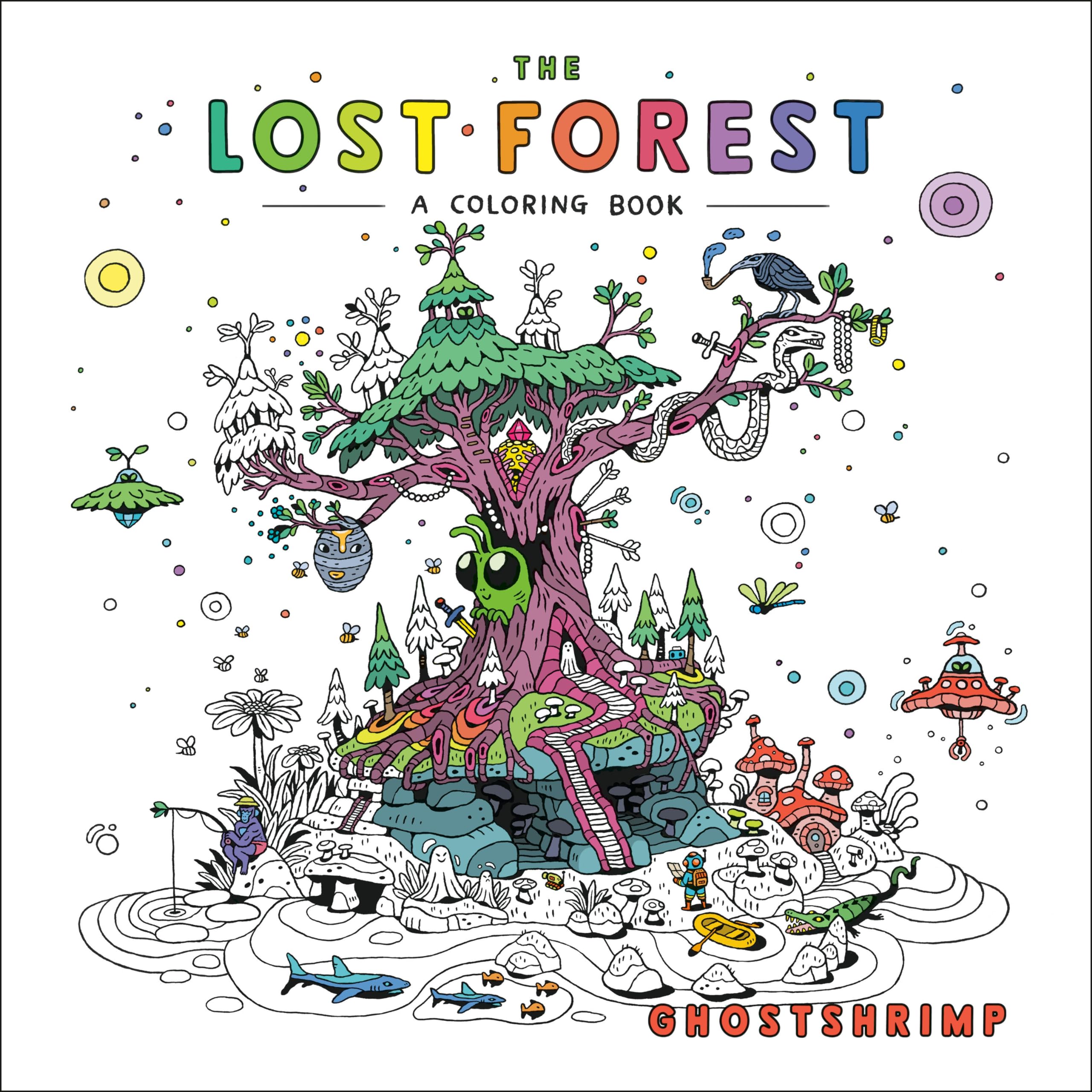 The Lost Forest: A Coloring Book,Used