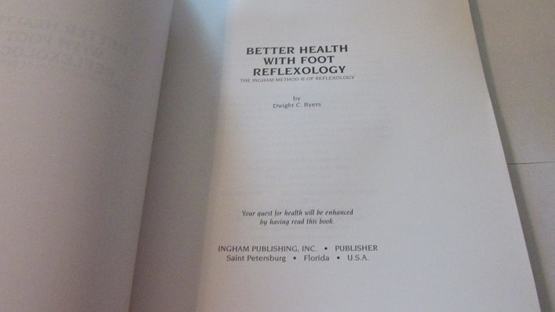 Better Health with Foot Reflexology,Used