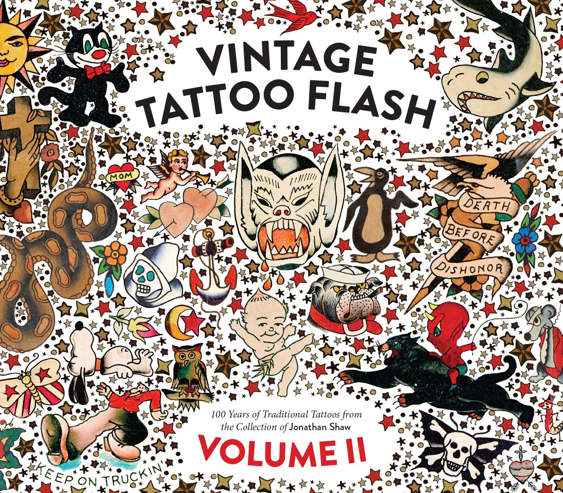 Vintage Tattoo Flash Volume 2,Used