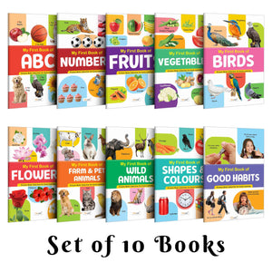My First Picture Book Collection For Early Learning : Early Learning Picture Book Collections, Essential Book With 10 Topics, Gift For Kids