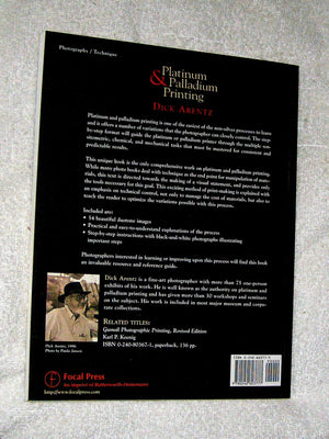 Platinum And Palladium Printing,Used