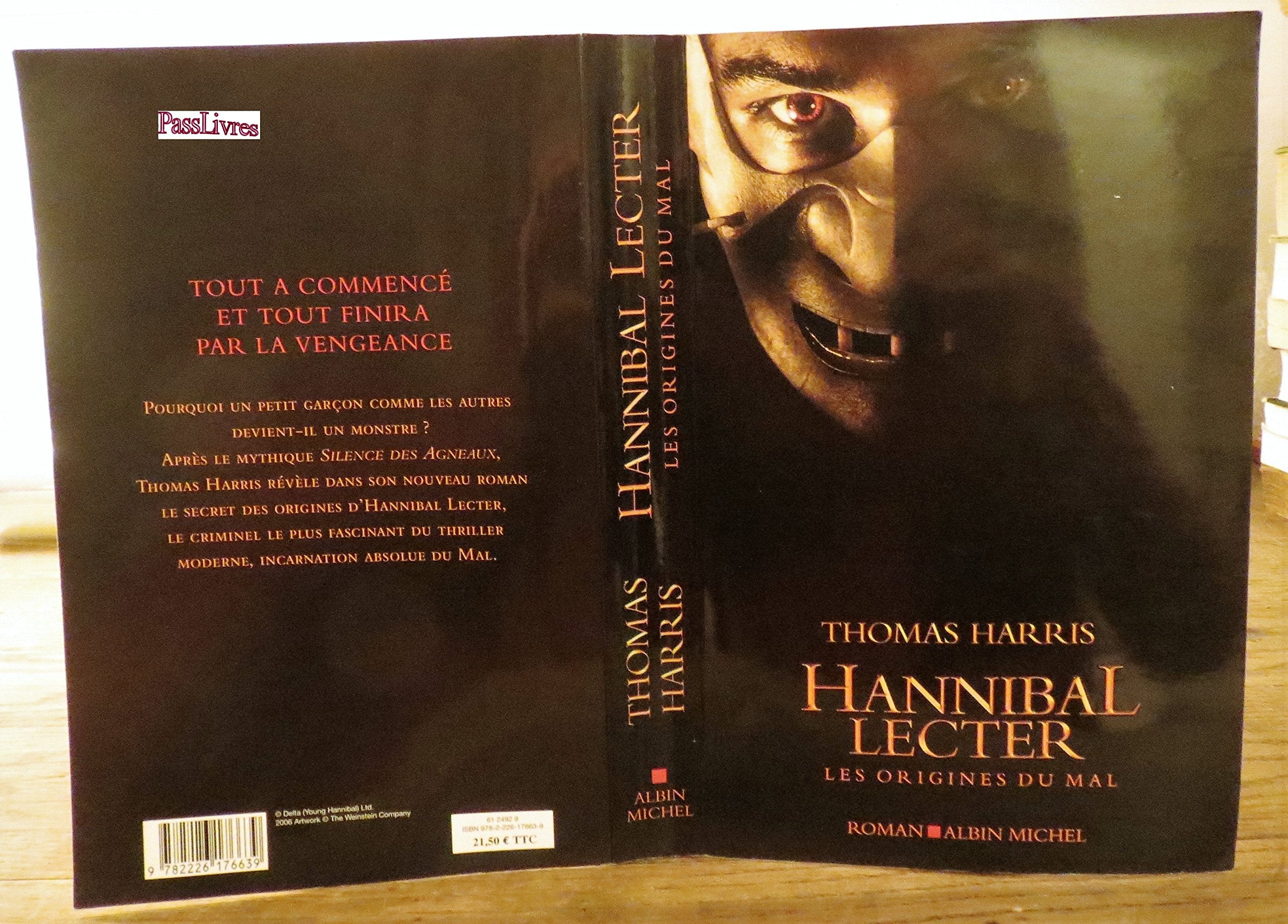 Hannibal Lecter (Romans, Nouvelles, Recits (Domaine Etranger)) (French Edition),Used