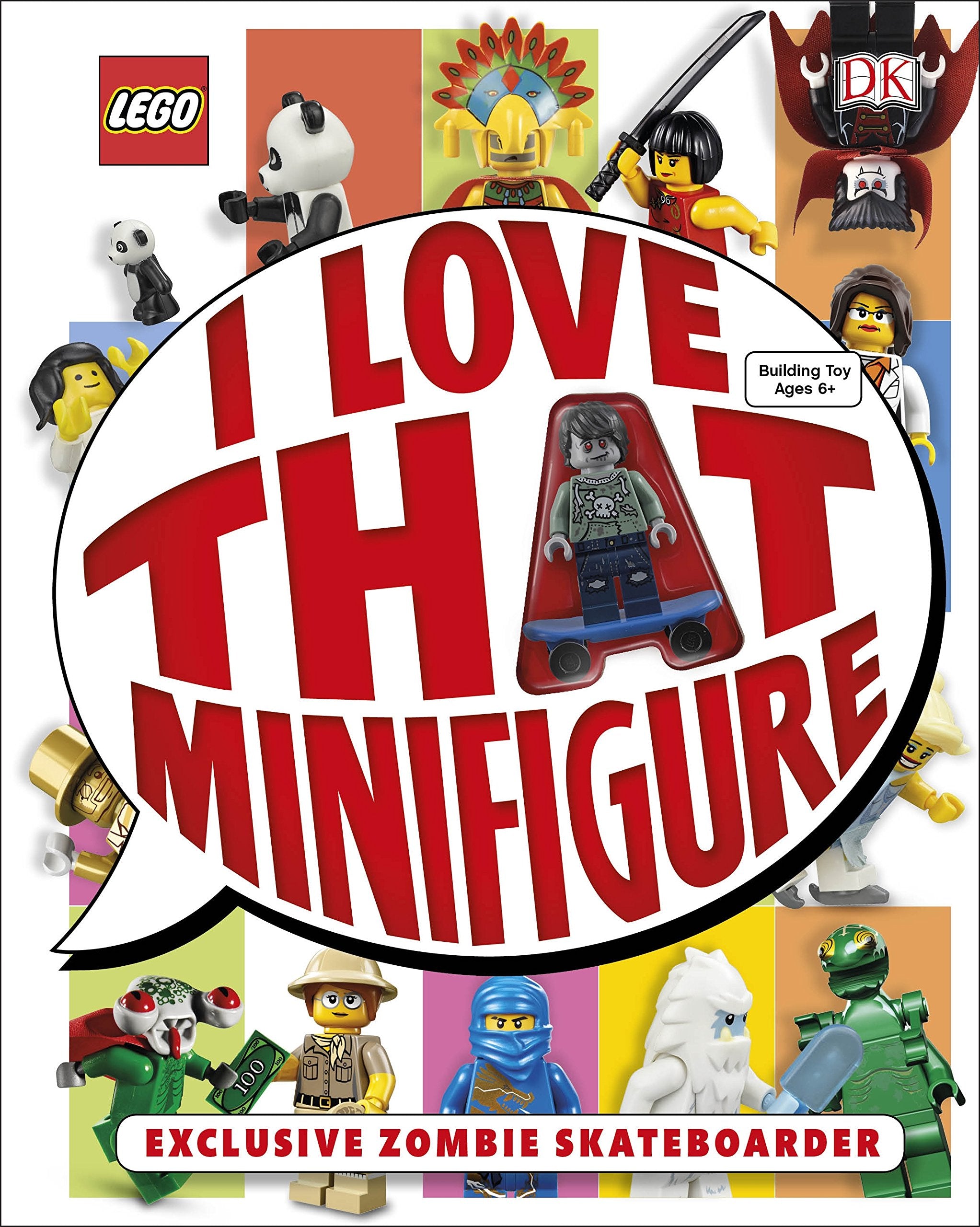 LEGO I Love That Minifigure!: With Exclusive Zombie Skateboarder Minifigure,Used