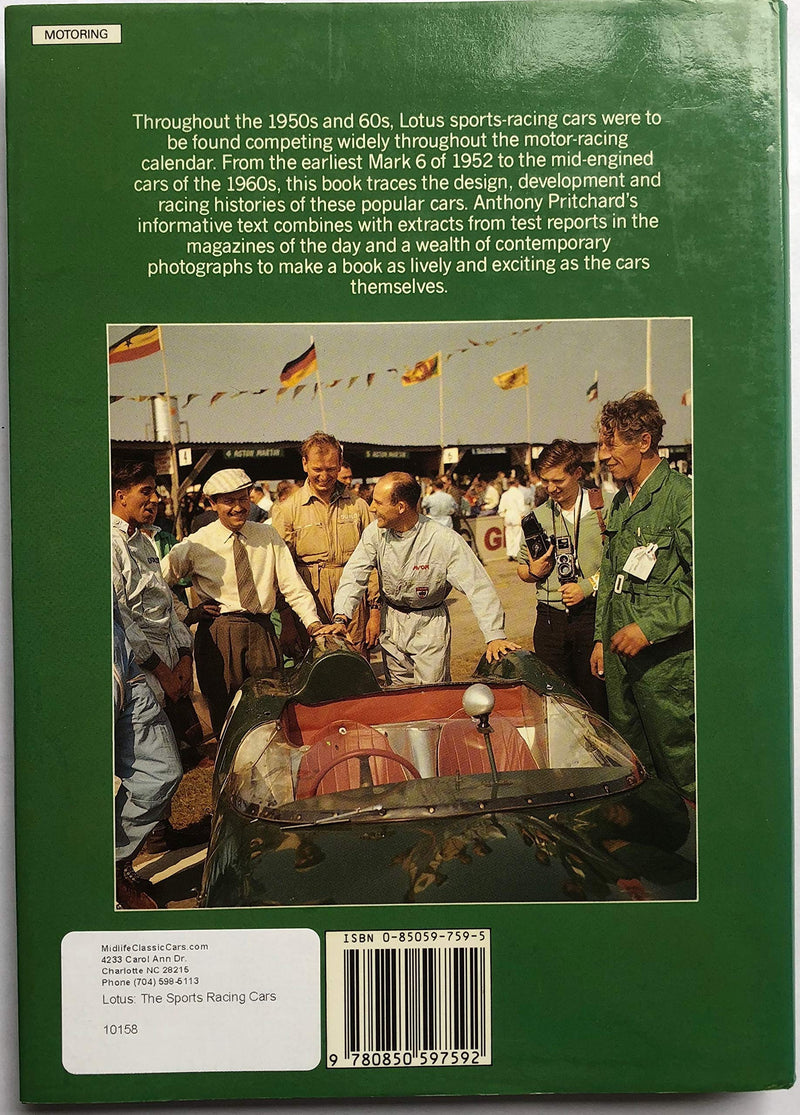 Lotus, the sportsracing cars: Design, development, racing histories,Used