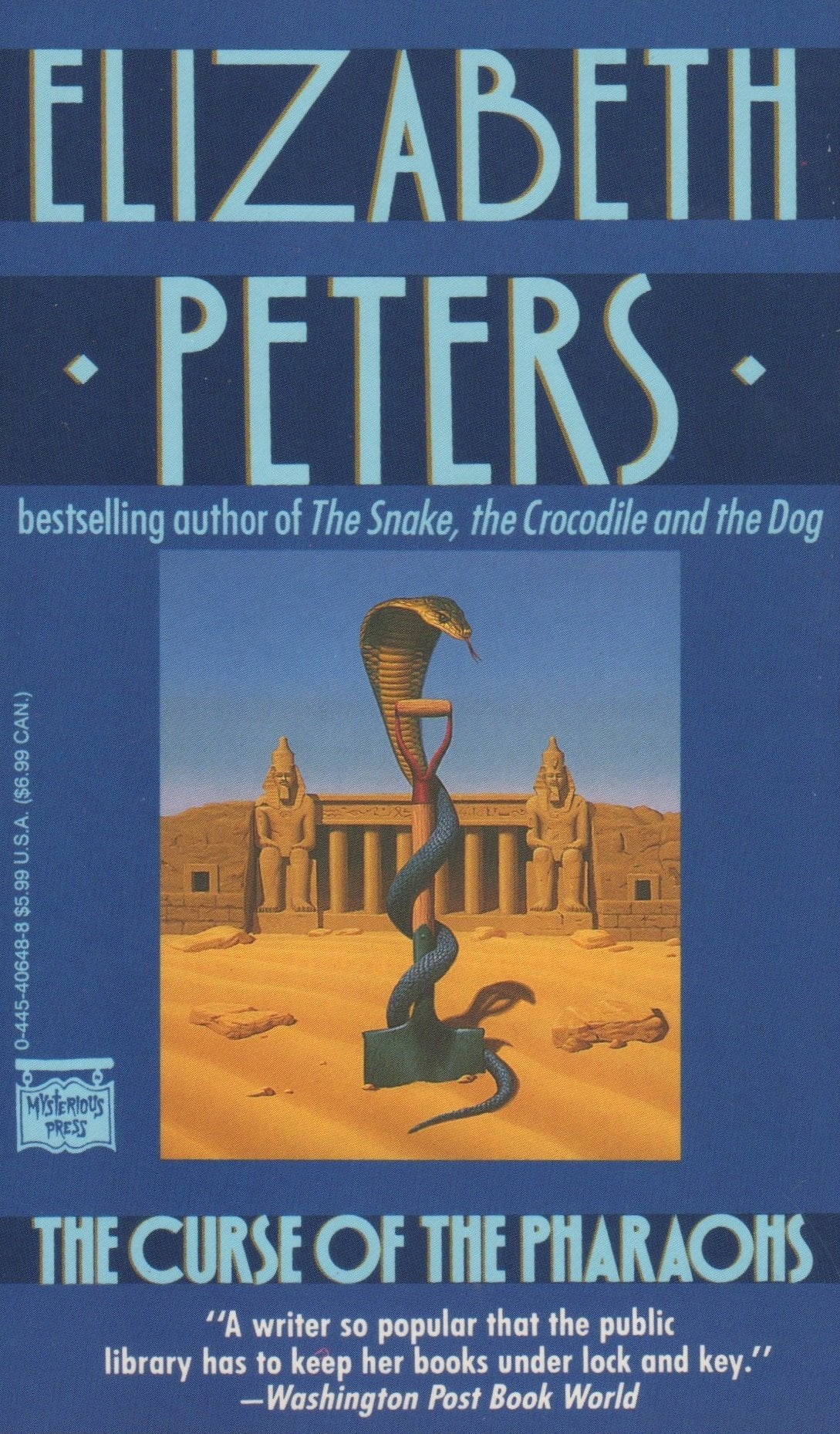The Curse of the Pharaohs (Amelia Peabody, 2),Used