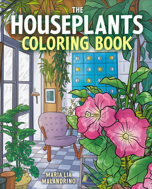The Houseplants Coloring Book (Sirius Creative Coloring),New