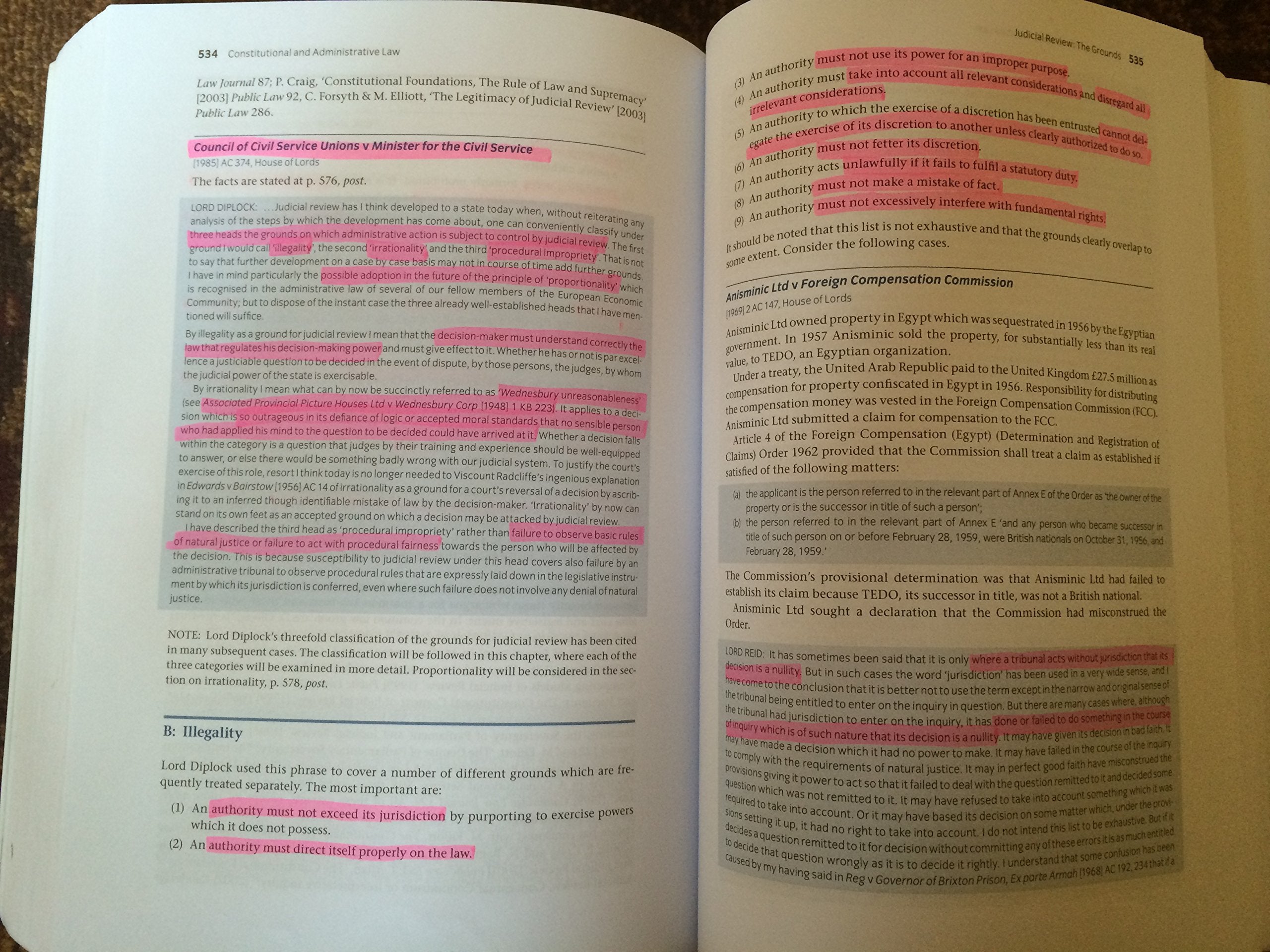 Cases and Materials on Constitutional and Administrative Law,Used