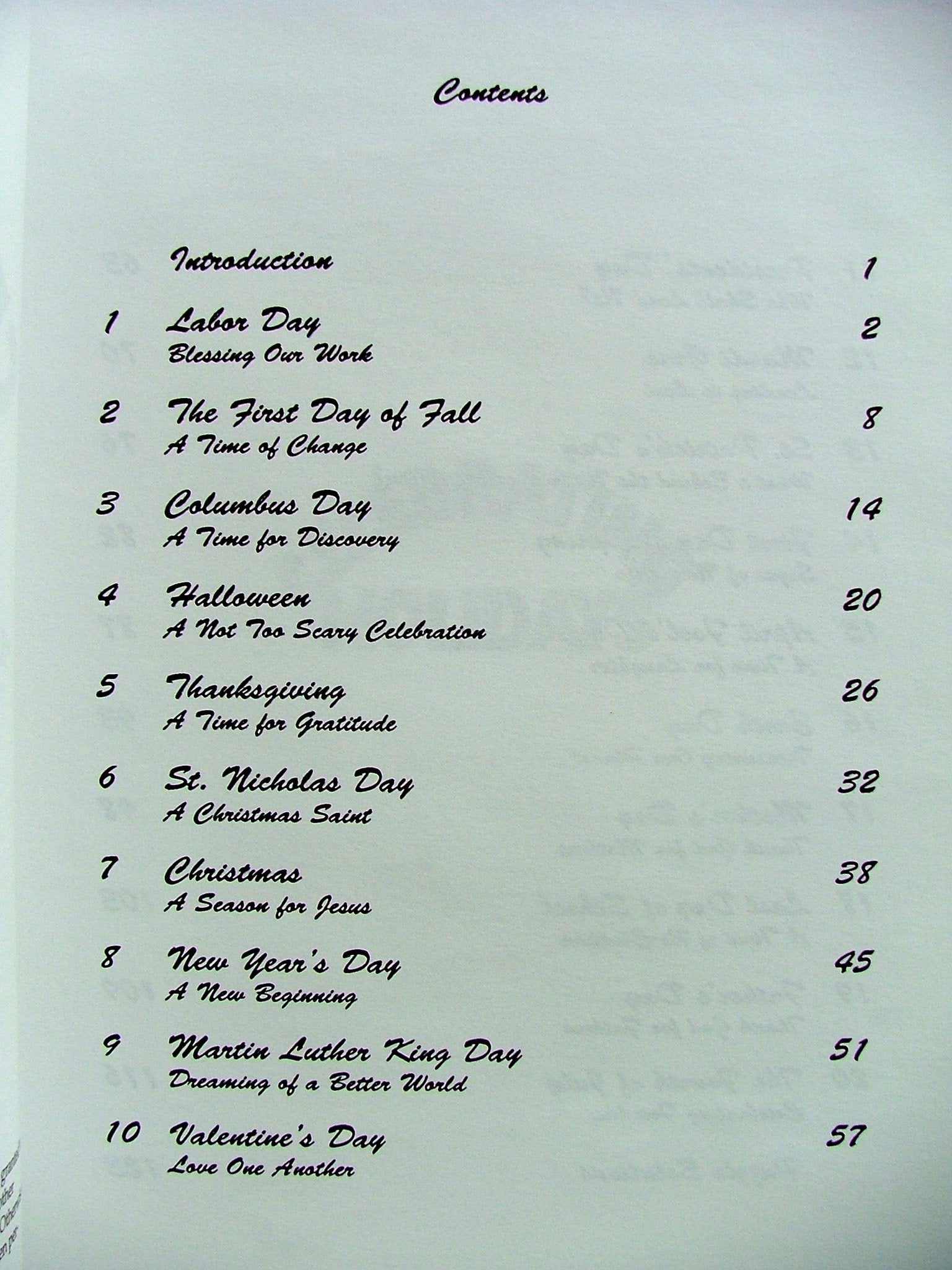 Celebrating Holidays: 20 Classroom Stories, Activities, Prayer Services,Used