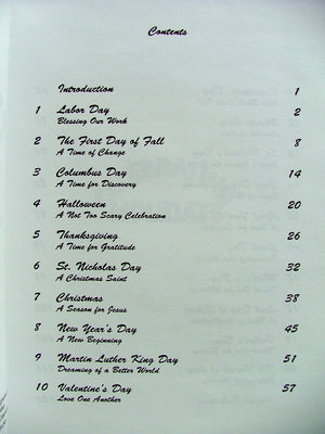 Celebrating Holidays: 20 Classroom Stories, Activities, Prayer Services,Used