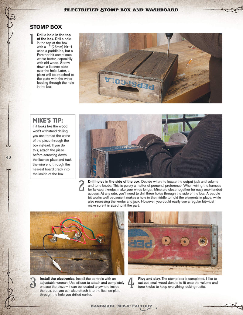 Handmade Music Factory: The Ultimate Guide To Making Footstompin' Good Instruments (Fox Chapel Publishing),Used