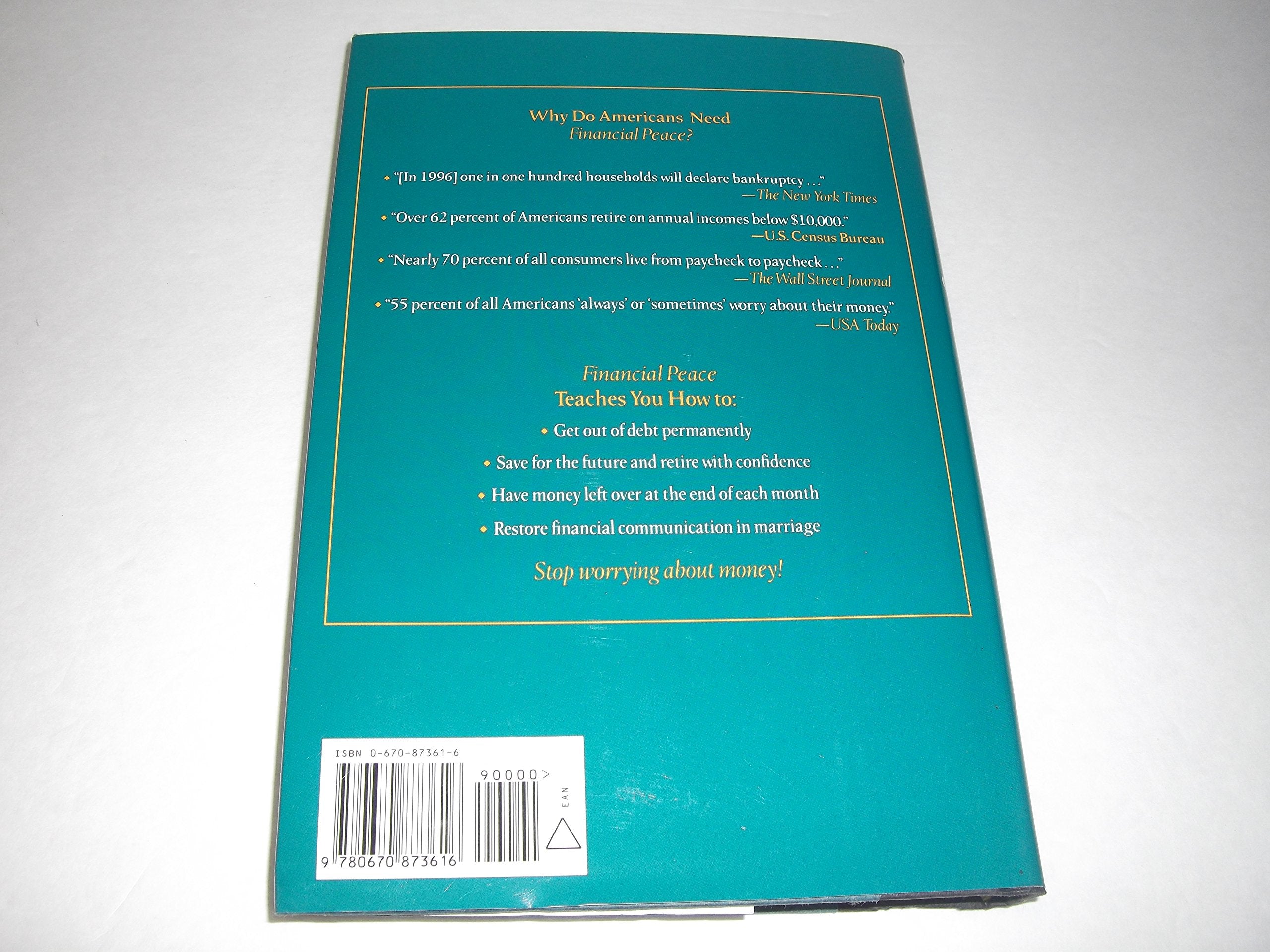 Financial Peace: Restoring Financial Hope to You and Your Family,Used