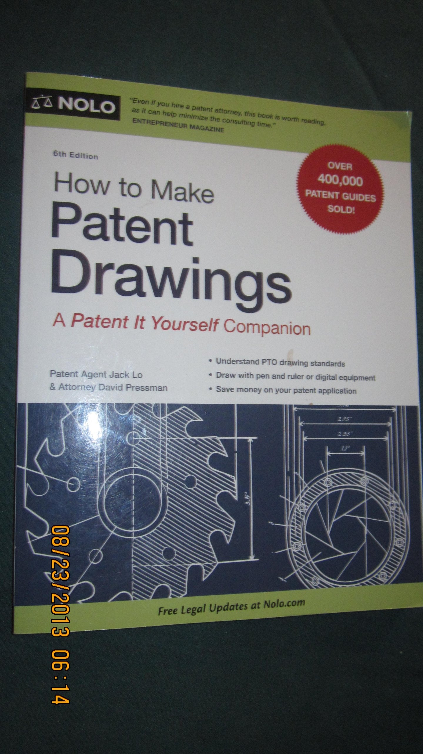 How to Make Patent Drawings: A Patent It Yourself Companion,Used