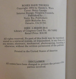 Roses have thorns,Used