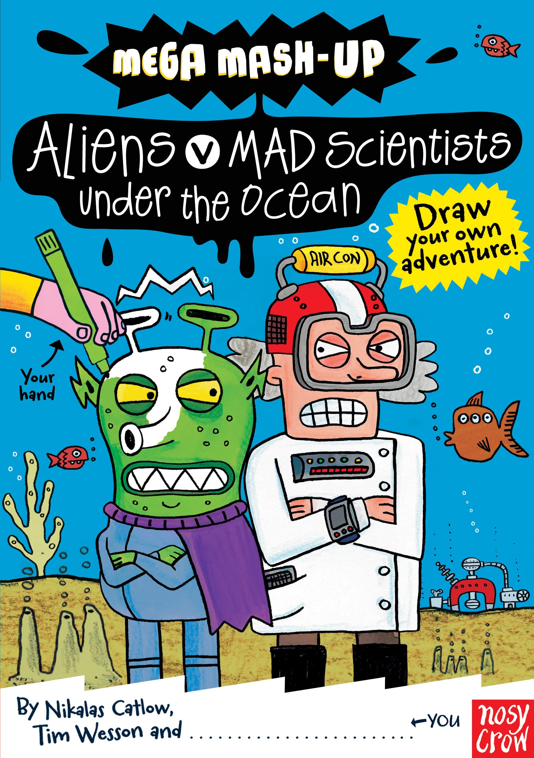 Mega MASHUp: Aliens V Mad Scientists Under the Ocean,Used