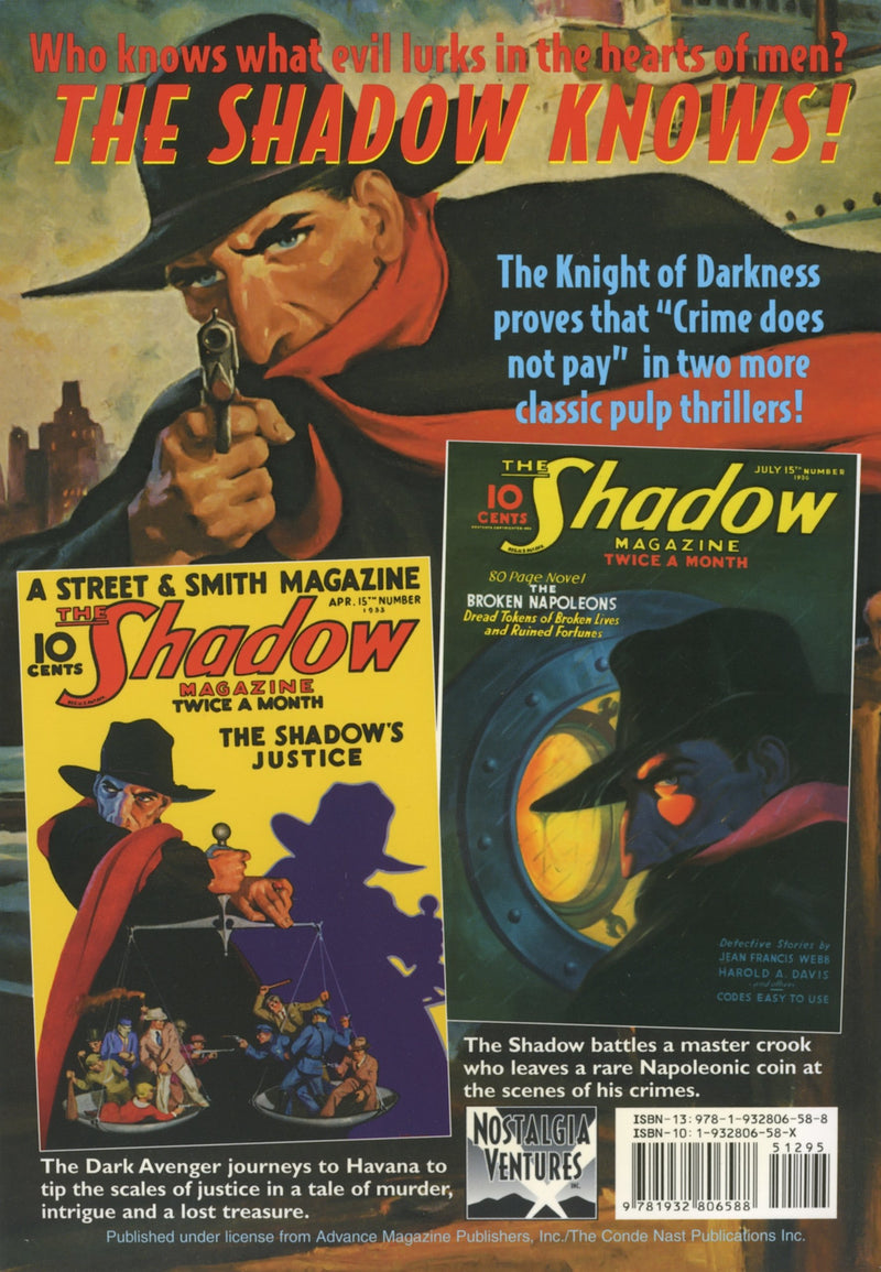The Shadow's Justice and The Broken Napoleans,Used