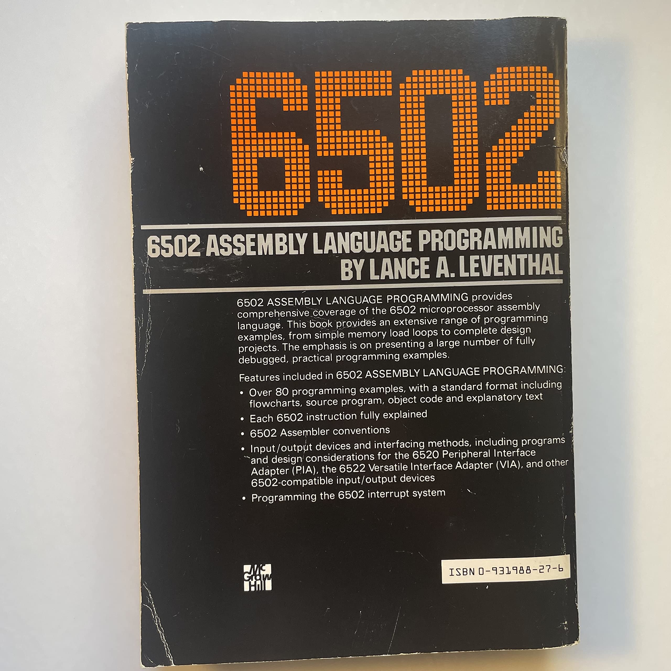 6502 Assembly Language Programming,Used