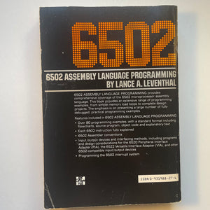 6502 Assembly Language Programming,Used
