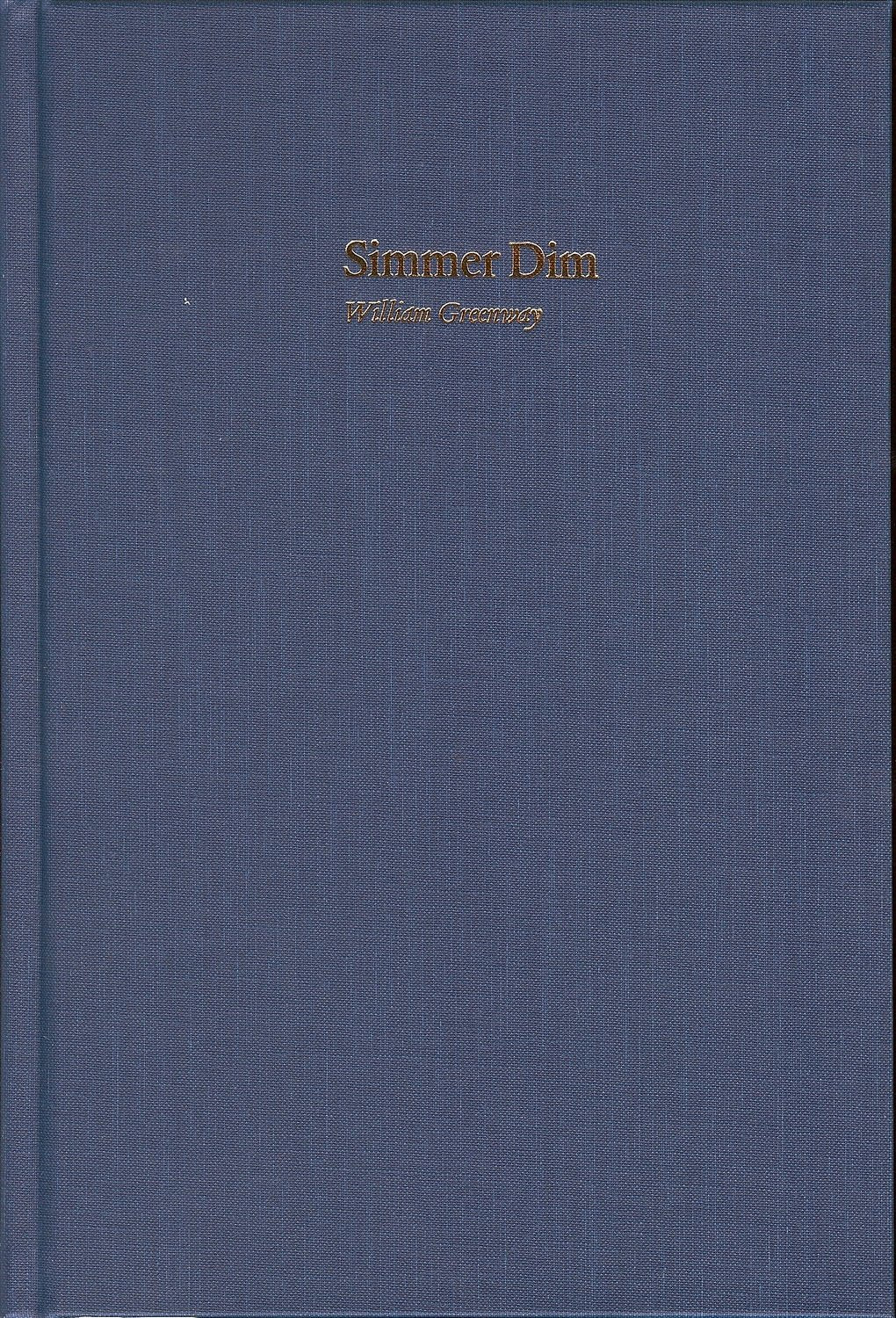 Simmer Dim (Akron Series in Poetry (Hardcover)),Used
