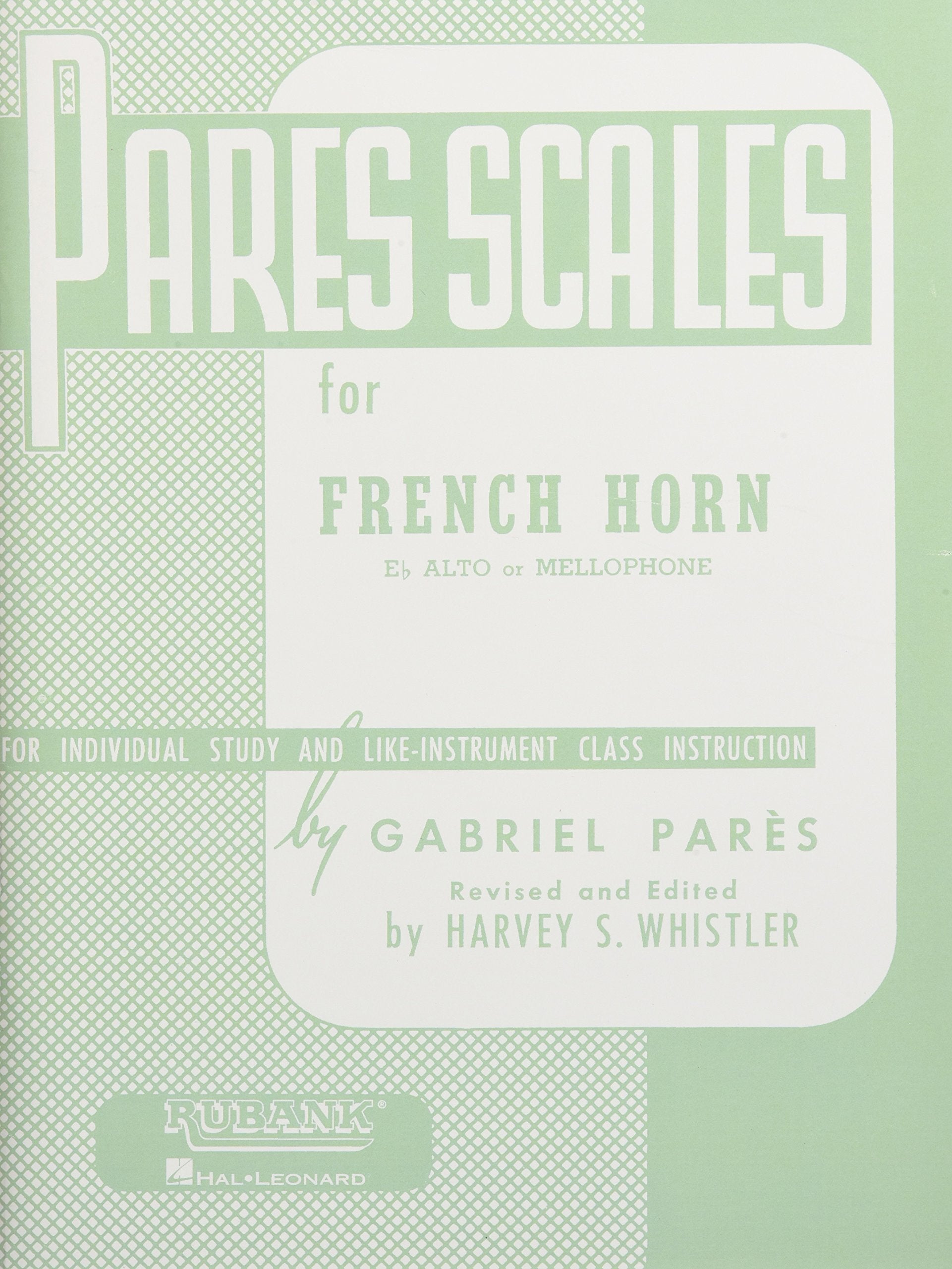 Pares Scales  French Horn in F or Eflat and Mellophone,Used