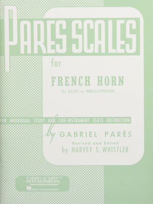 Pares Scales  French Horn in F or Eflat and Mellophone,Used