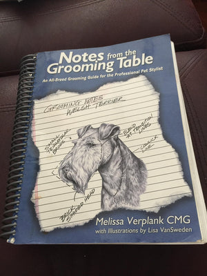 Notes From The Grooming Table by Melissa Verplank,Used