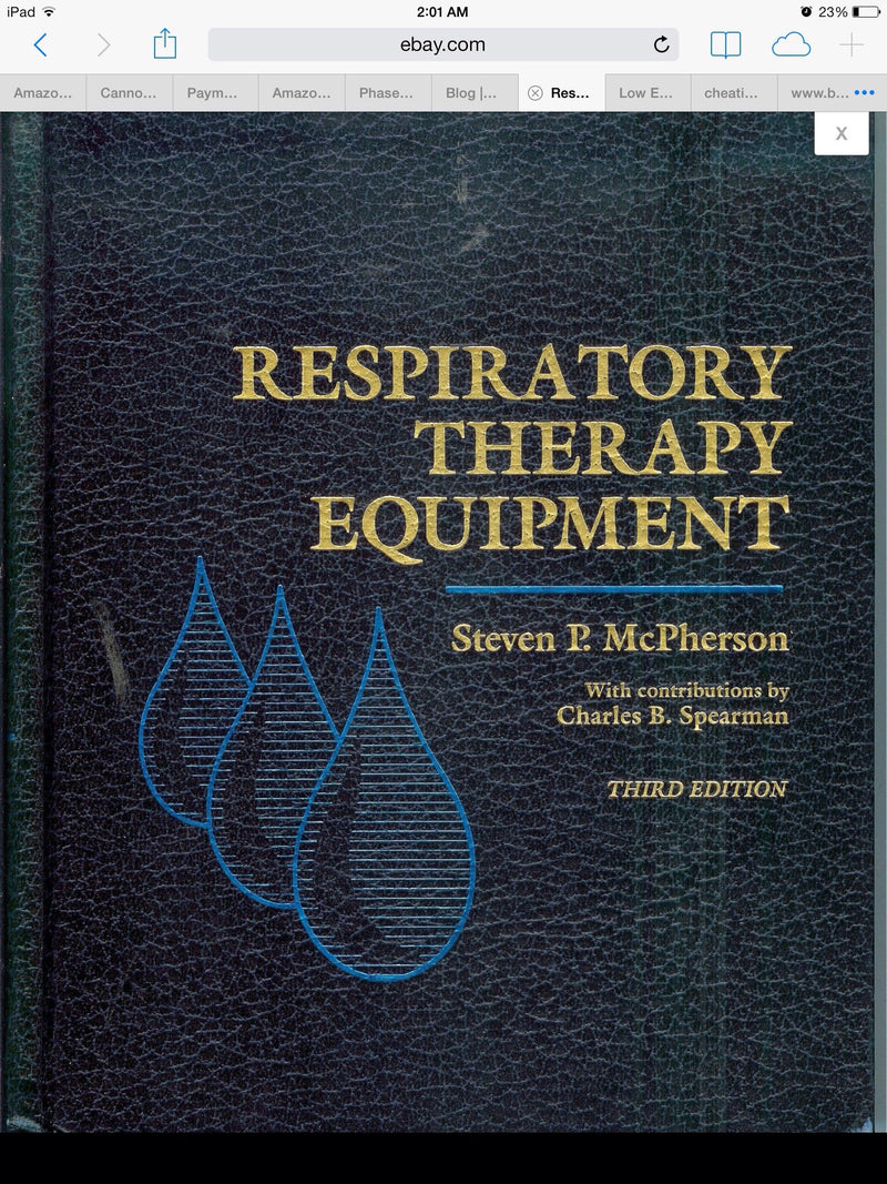 Respiratory therapy equipment,Used