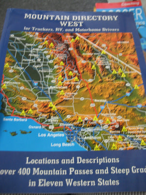 Mountain Directory West For Truckers, Rv, And Motorhome Drivers,New