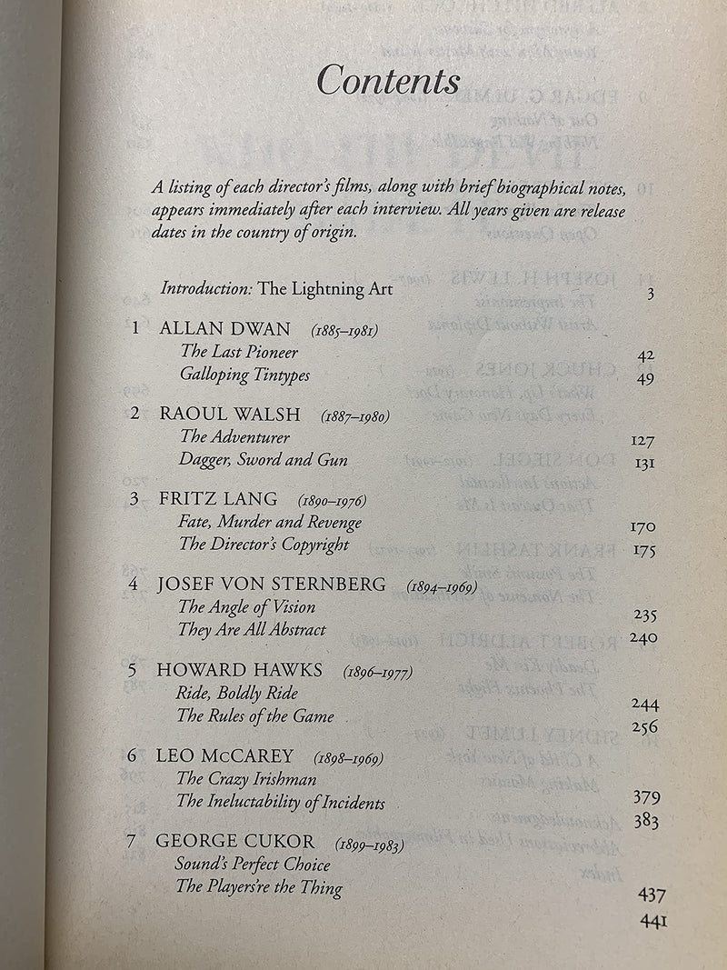 Who the Devil Made It: Conversations with Legendary Film Directors,New