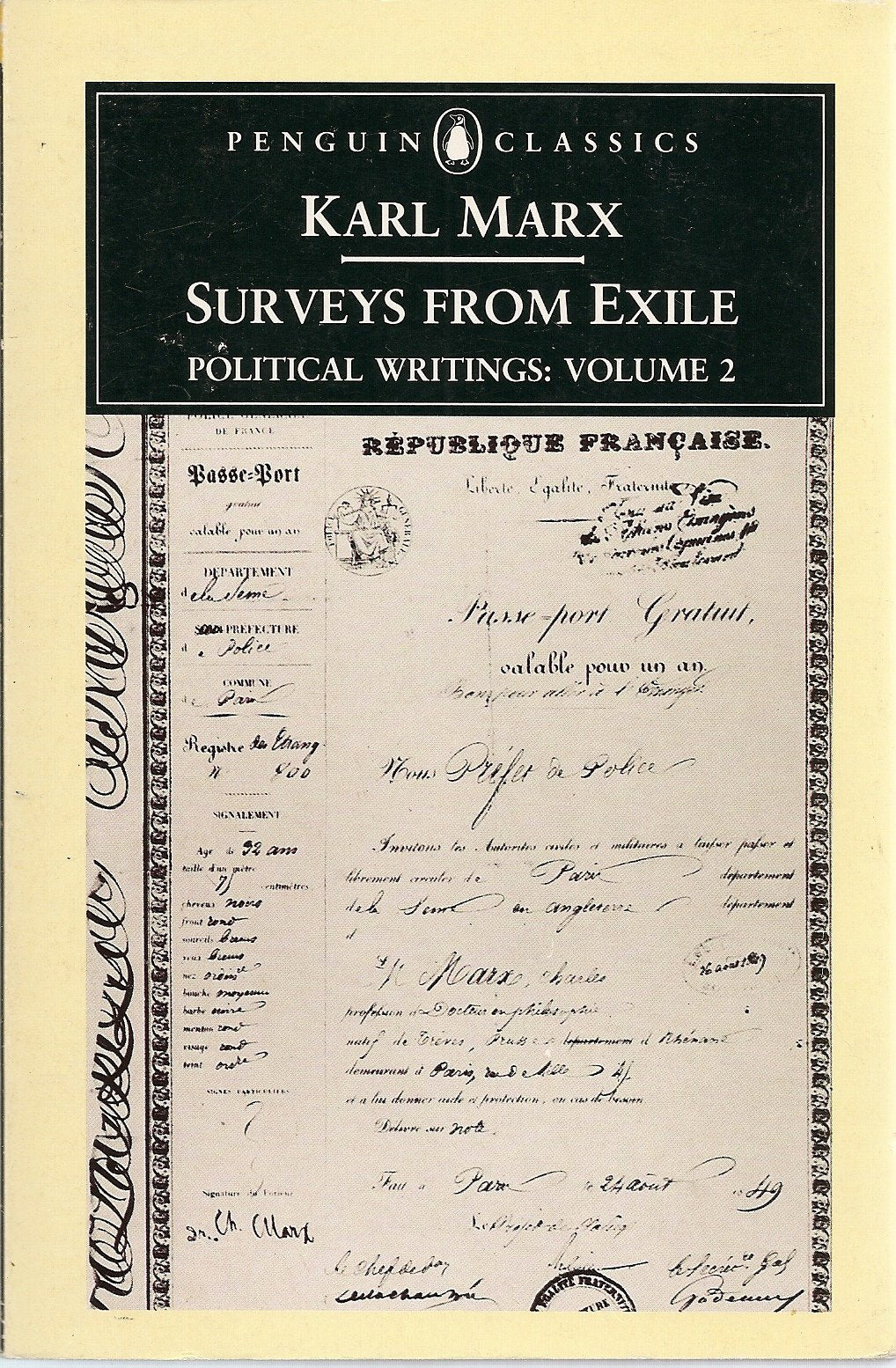 Surveys From Exile: Political Writings, Vol. 2 (Penguin Classics),New