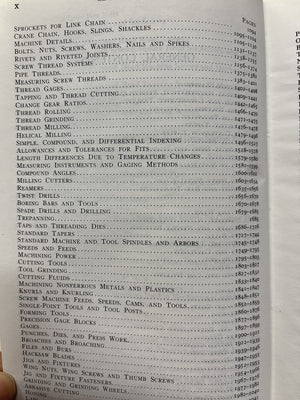 Machinery's Handbook, 21st Edition,New