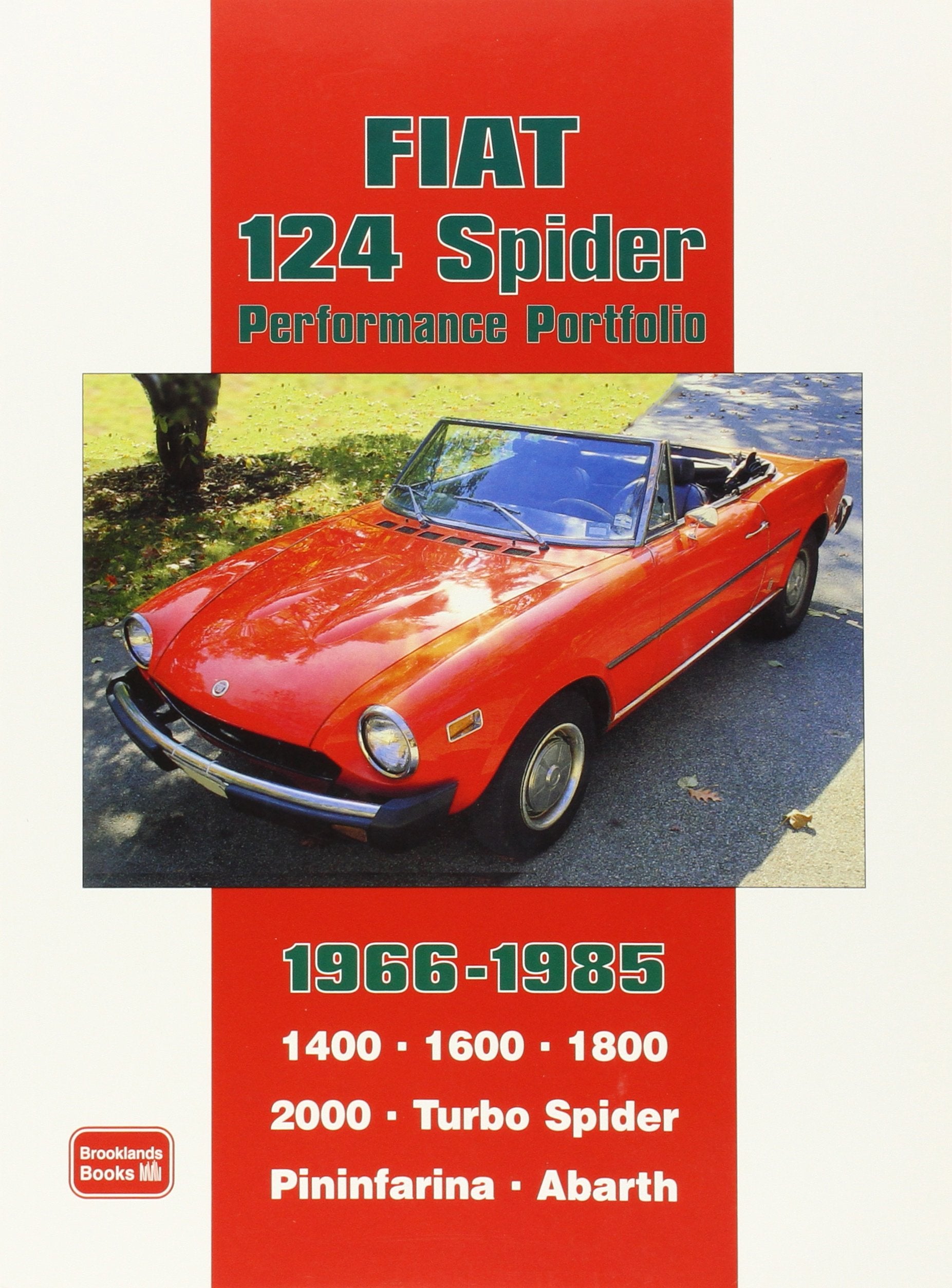 Fiat 124 Spider Performance Portfolio 19661985,Used