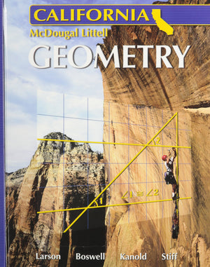 Holt McDougal Larson: Geometry California,Used