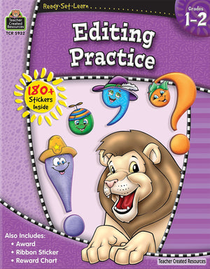 Editing Practice, Grades 12 (Ready Set Learn),Used