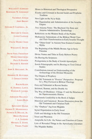 Magnalia Dei, the mighty acts of God: Essays on the Bible and archaeology in memory of G. Ernest Wright,Used