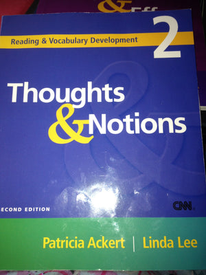 Thoughts & Notions (Reading & Vocabulary Development),Used