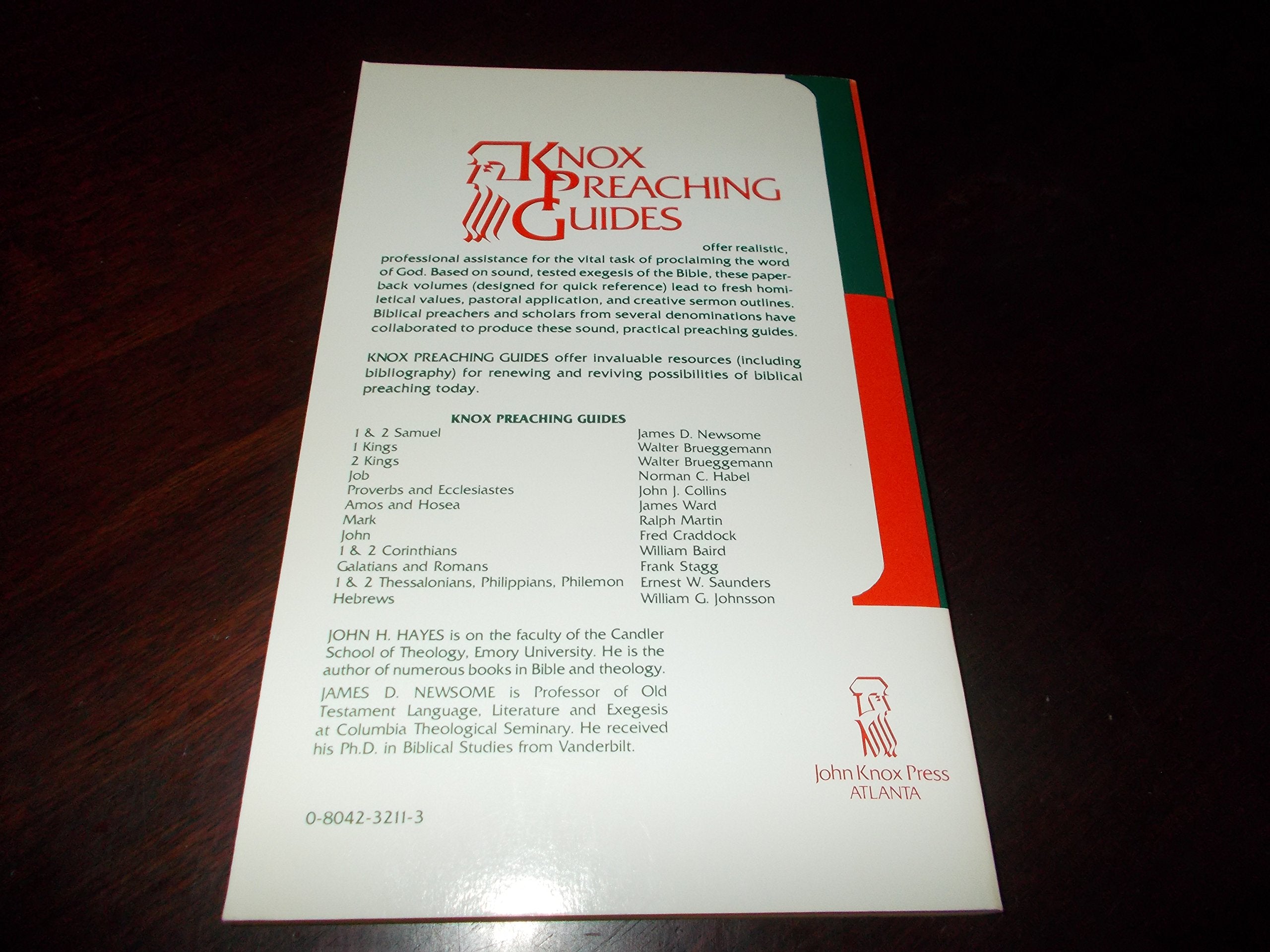 1 Samuel2 Samuel: Knox Preaching Guides,Used