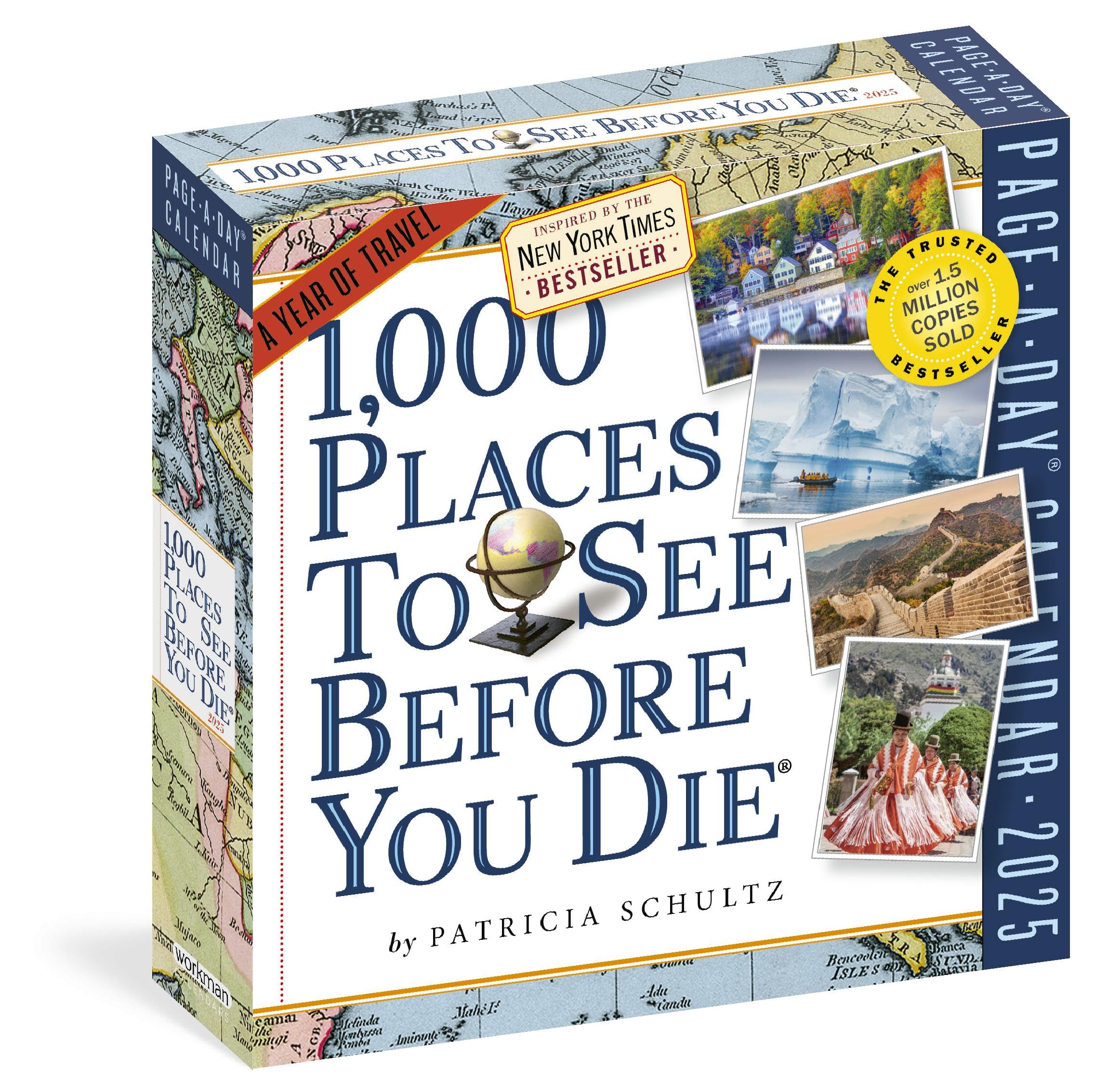 1,000 Places to See Before You Die PageADay? Calendar 2025: A Year of Travel