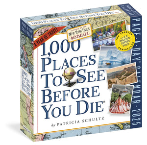 1,000 Places to See Before You Die PageADay? Calendar 2025: A Year of Travel